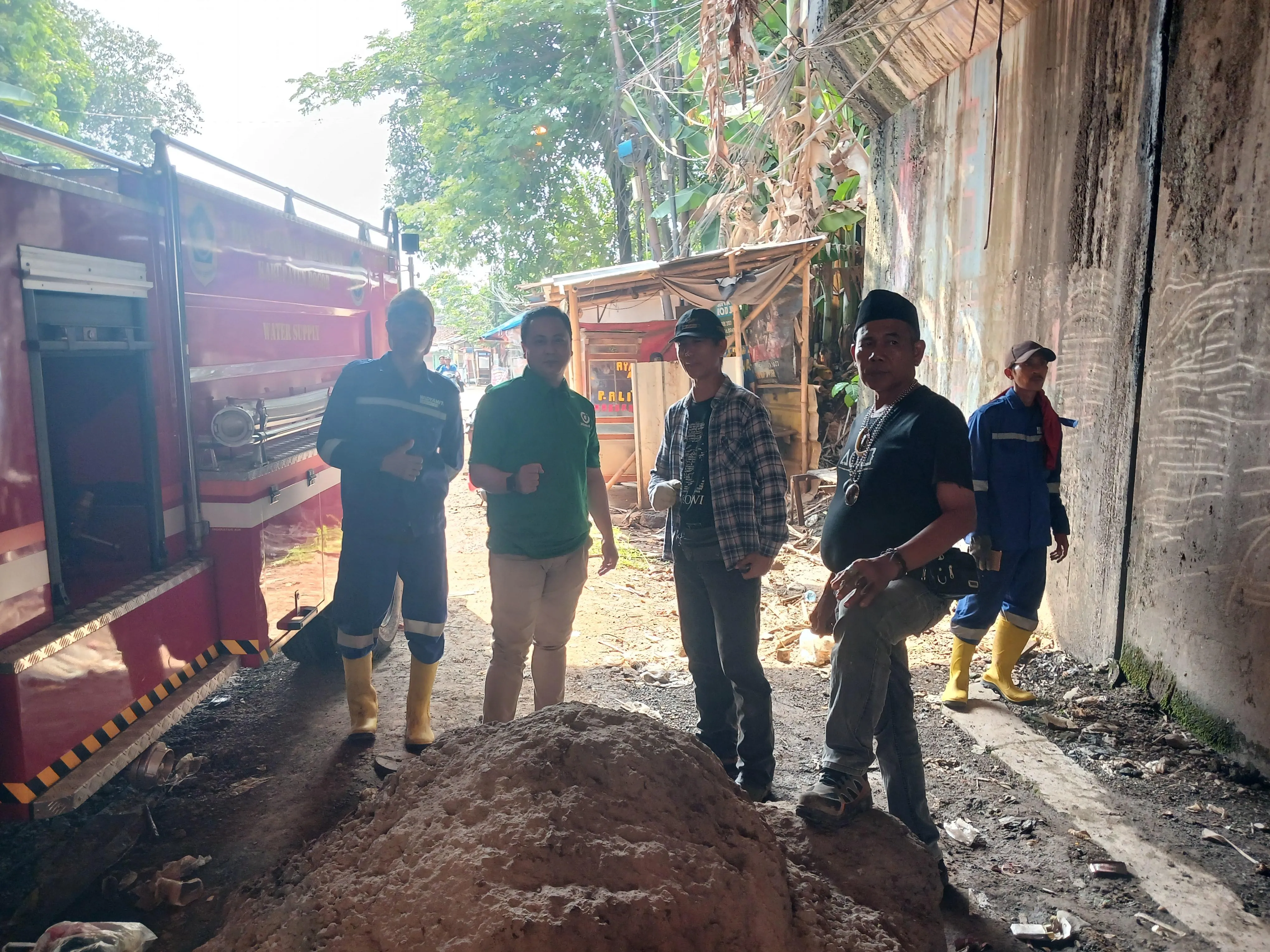 jalan desa karanggan pengecekan jalan desa